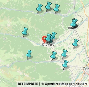 Mappa Via della Repubblica, 12025 Dronero CN, Italia (7.9865)
