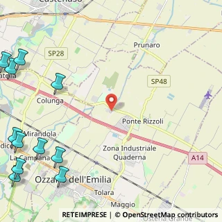 Mappa Via dell' Artigianato, 40064 Ozzano dell'Emilia BO, Italia (4.09077)