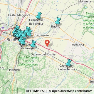 Mappa Via dell' Artigianato, 40064 Ozzano dell'Emilia BO, Italia (10.6245)