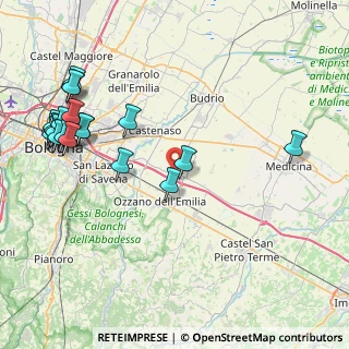 Mappa Via dell' Artigianato, 40064 Ozzano dell'Emilia BO, Italia (10.4585)