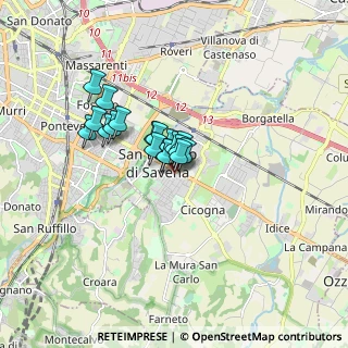 Mappa Via Firenze, 40068 San Lazzaro di Savena BO, Italia (1.04778)
