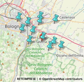 Mappa Via Firenze, 40068 San Lazzaro di Savena BO, Italia (3.16333)