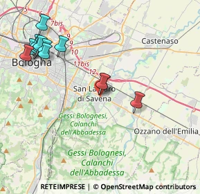 Mappa Via Firenze, 40068 San Lazzaro di Savena BO, Italia (4.76538)