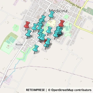 Mappa Via Salvador Allende, 40059 Medicina BO, Italia (0.35385)