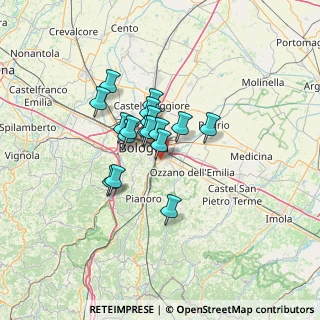 Mappa Via Bassano del Grappa, 40139 Bologna BO, Italia (9.03118)