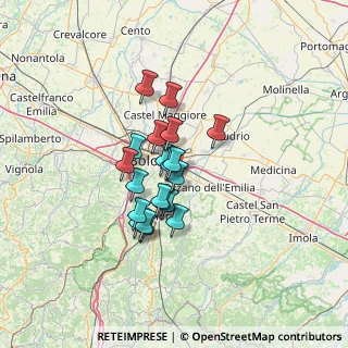 Mappa Via Bassano del Grappa, 40139 Bologna BO, Italia (9.483)