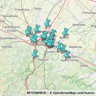 Mappa Via Bassano del Grappa, 40139 Bologna BO, Italia (9.096)