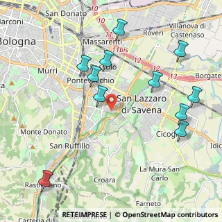 Mappa Via Bassano del Grappa, 40139 Bologna BO, Italia (2.34364)