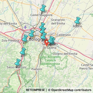 Mappa Via Bassano del Grappa, 40139 Bologna BO, Italia (7.34818)