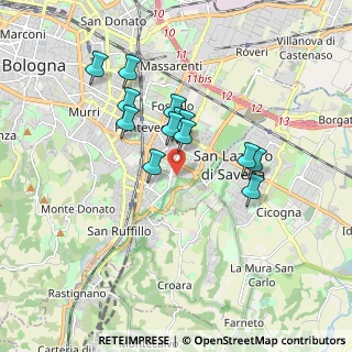Mappa Via Osoppo, 40139 Bologna BO, Italia (1.48154)