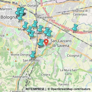 Mappa Via Osoppo, 40139 Bologna BO, Italia (2.40167)