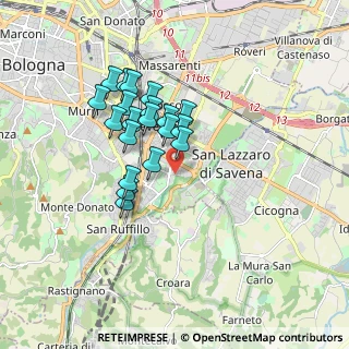 Mappa Via Osoppo, 40139 Bologna BO, Italia (1.453)