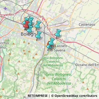 Mappa Via Osoppo, 40139 Bologna BO, Italia (3.81091)