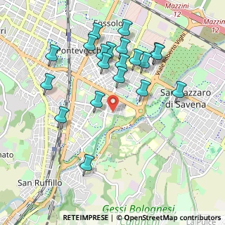 Mappa Via Osoppo, 40139 Bologna BO, Italia (1.027)