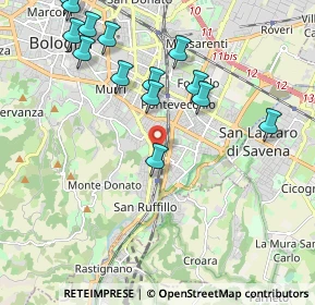 Mappa Via Umberto Giordano, 40141 Bologna BO, Italia (2.33)