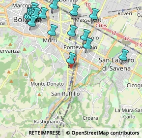 Mappa Via della Foscherara, 40141 Bologna BO, Italia (2.743)