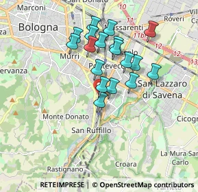 Mappa Via della Foscherara, 40141 Bologna BO, Italia (1.54278)