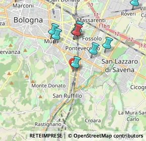 Mappa Via Umberto Giordano, 40141 Bologna BO, Italia (2.33545)