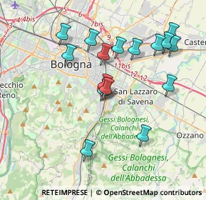 Mappa Via della Foscherara, 40141 Bologna BO, Italia (3.7925)