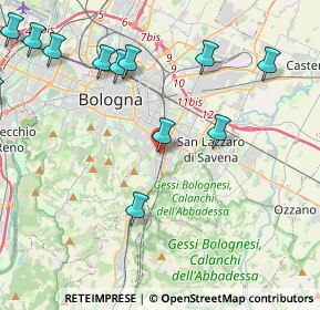 Mappa Via della Foscherara, 40141 Bologna BO, Italia (5.27083)