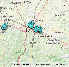 Mappa Via Umberto Giordano, 40141 Bologna BO, Italia (18.99538)
