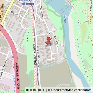 Mappa Via del Lido, 361, 40033 Casalecchio di Reno, Bologna (Emilia Romagna)