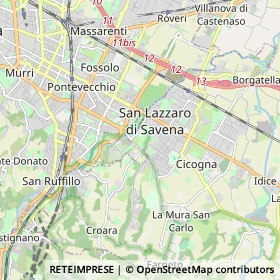 Mappa San Lazzaro di Savena