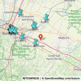 Mappa Via Eleonora Duse, 40064 Ozzano dell'Emilia BO, Italia (11.6905)