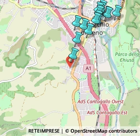 Mappa Via S. Botticelli, 40033 Casalecchio di Reno BO, Italia (1.28733)