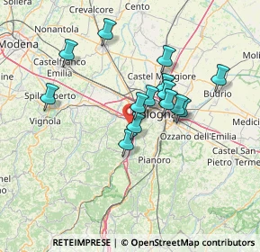 Mappa Via S. Botticelli, 40033 Casalecchio di Reno BO, Italia (11.84714)