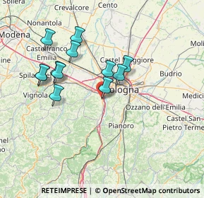 Mappa Via S. Botticelli, 40033 Casalecchio di Reno BO, Italia (13.4625)