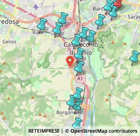 Mappa Via S. Botticelli, 40033 Casalecchio di Reno BO, Italia (2.5885)