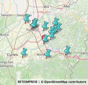 Mappa A6 Torino - Savona, 12061 Carrù CN, Italia (11.375)