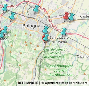 Mappa Piazza Caduti di San Ruffillo, 40141 Bologna BO, Italia (5.55182)