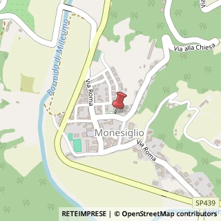 Mappa Via alla Chiesa, 11, 12077 Monesiglio, Cuneo (Piemonte)