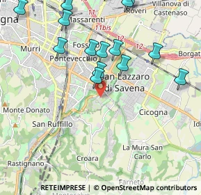 Mappa Via Altura, 40124 Bologna BO, Italia (2.37733)
