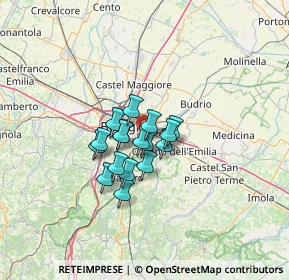 Mappa Via Altura, 40124 Bologna BO, Italia (8.03588)