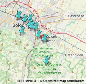 Mappa Via Altura, 40124 Bologna BO, Italia (3.69364)