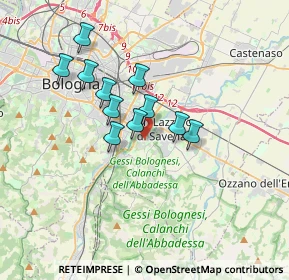 Mappa Via Altura, 40124 Bologna BO, Italia (2.80273)