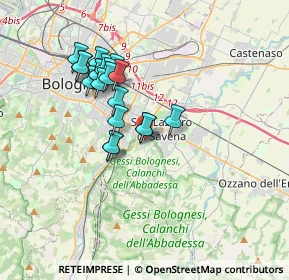 Mappa Via Altura, 40124 Bologna BO, Italia (3.1345)
