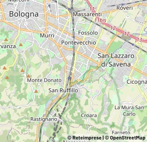 Mappa Via Benedetto Marcello, 40141 Bologna, Italia (1.5875)