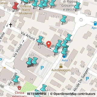 Mappa Via G. Garibaldi, 48032 Fusignano RA, Italia (0.07931)