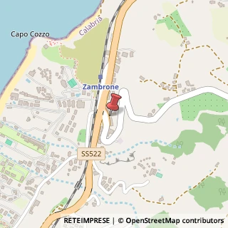 Mappa SS522 Via M.Luther King, 89868 Zambrone VV, Italia, 89868 Zambrone, Vibo Valentia (Calabria)