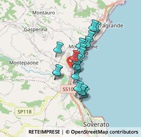 Mappa Centro Commerciale Le Vele, 88060 Soverato CZ, Italia (1.2485)