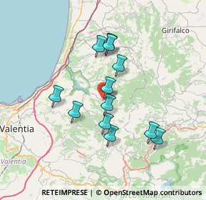 Mappa Monterosso Calabro, 89819 Monterosso Calabro VV, Italia (6.7025)