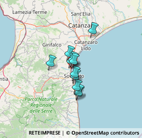 Mappa Via Gioacchino da Fiore, 88060 Montepaone CZ, Italia (8.35182)