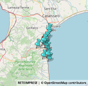 Mappa Via Gioacchino da Fiore, 88060 Montepaone CZ, Italia (6.81455)