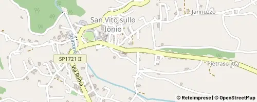 Mappa San Vito sullo Ionio