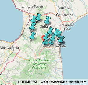 Mappa Via Manzoni, 88067 San Vito sullo Ionio CZ, Italia (9.8855)