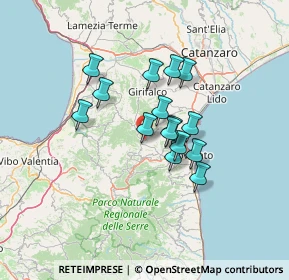 Mappa 88067 Cenadi CZ, Italia (10.96133)